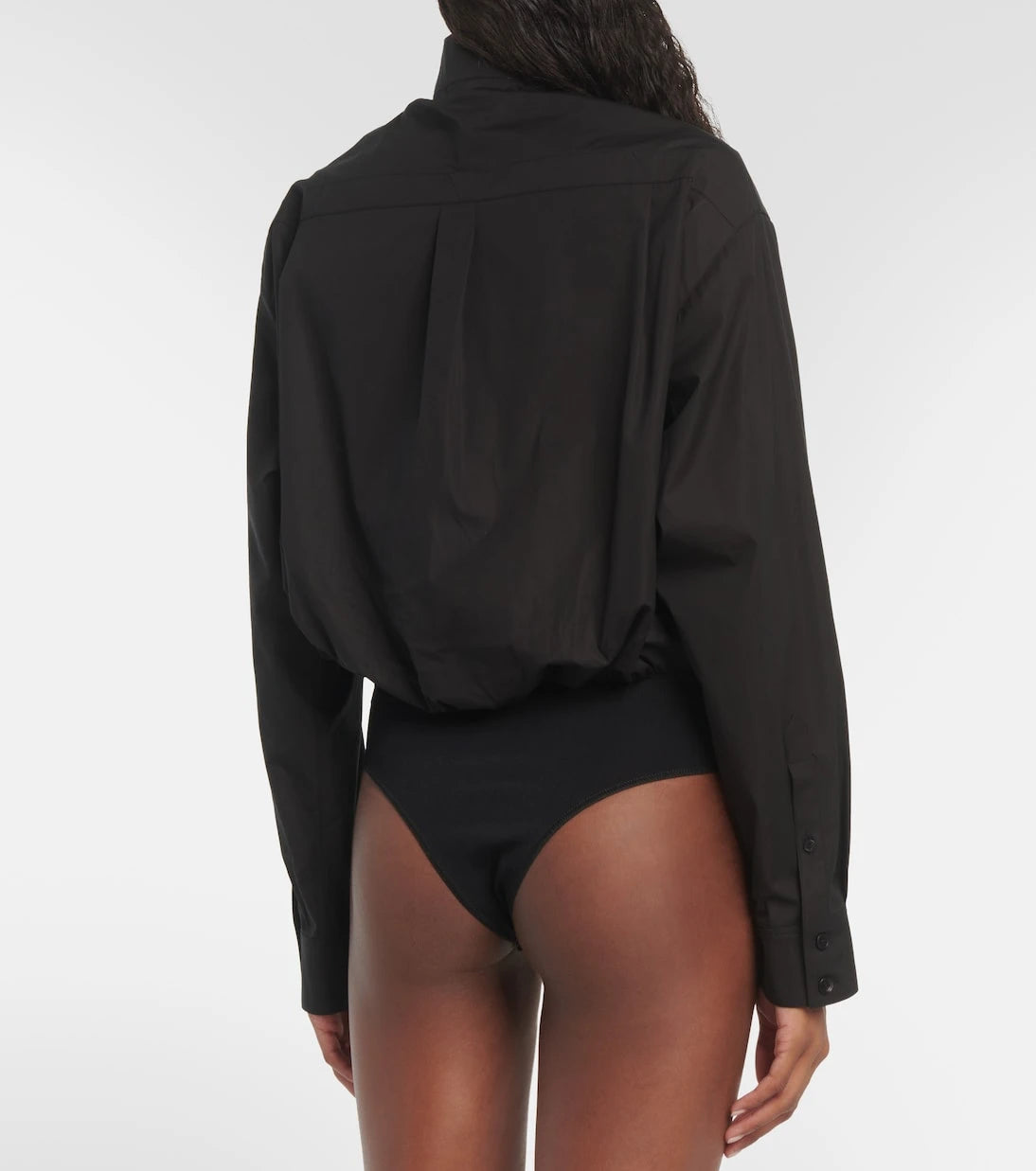 Alaïa - Cotton poplin bodysuit