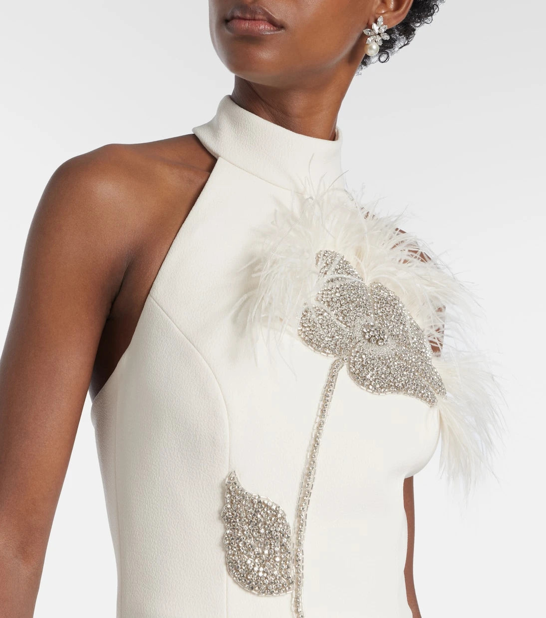 Rebecca Vallance - Starlight embellished halterneck gown