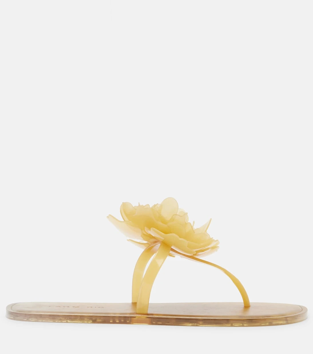Farm Rio - Floral-appliqué thong sandals
