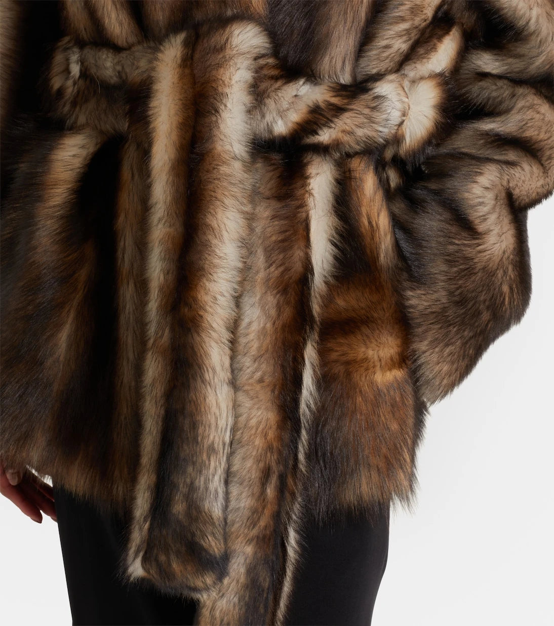 Nour Hammour - Elsa shearling wrap jacket