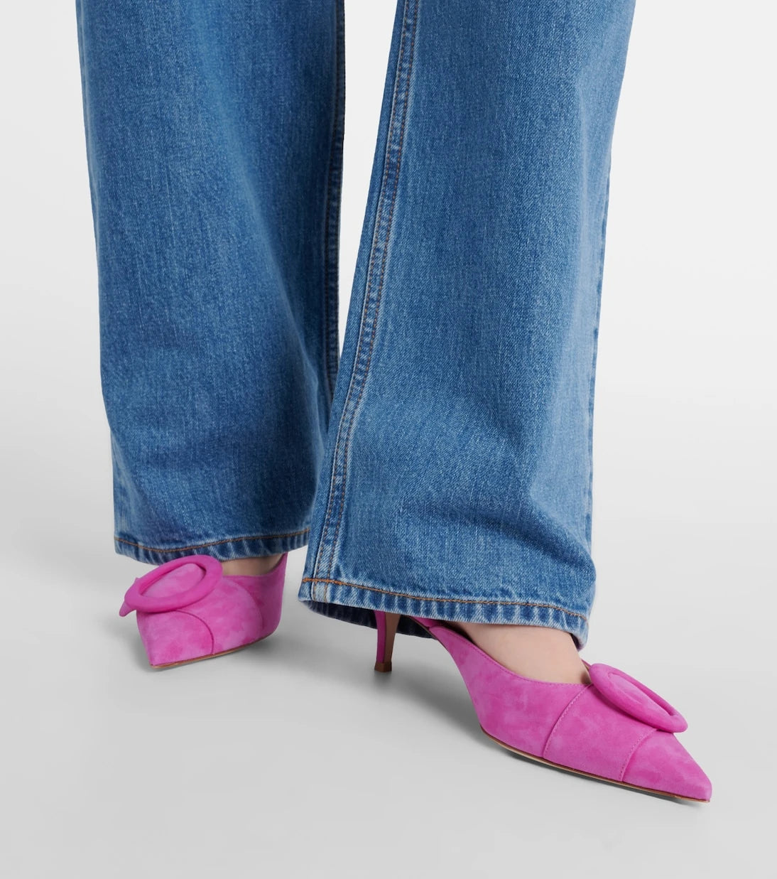 Gianvito Rossi - Portofino suede mules