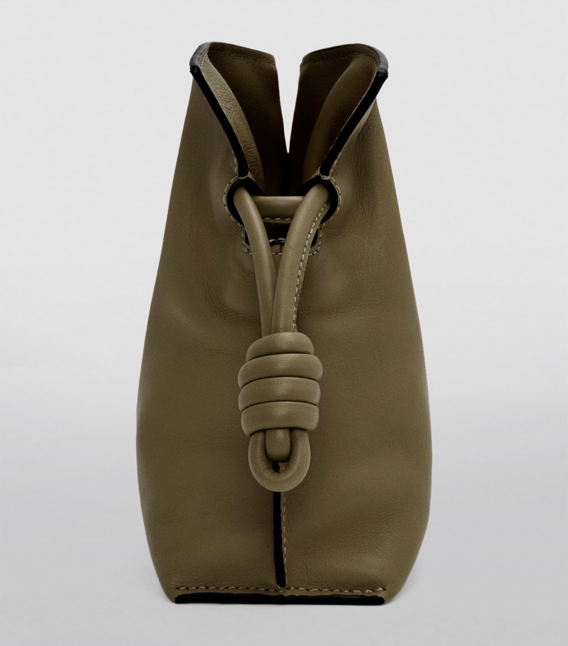 LOEWE Green Mini Leather Flamenco Purse