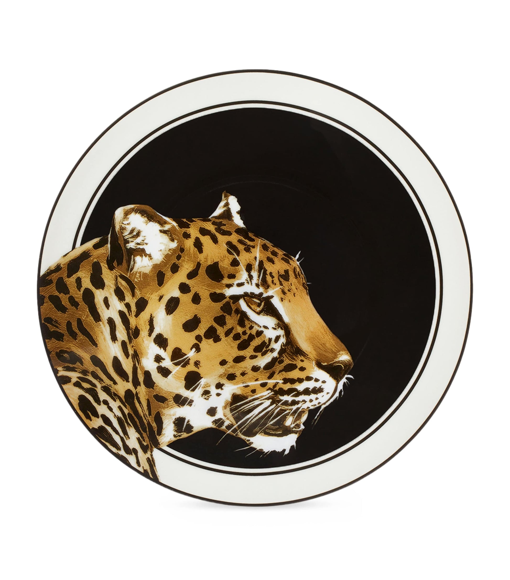 Dolce & Gabbana Casa Set of 2 Leopard Bread Plates (17cm)