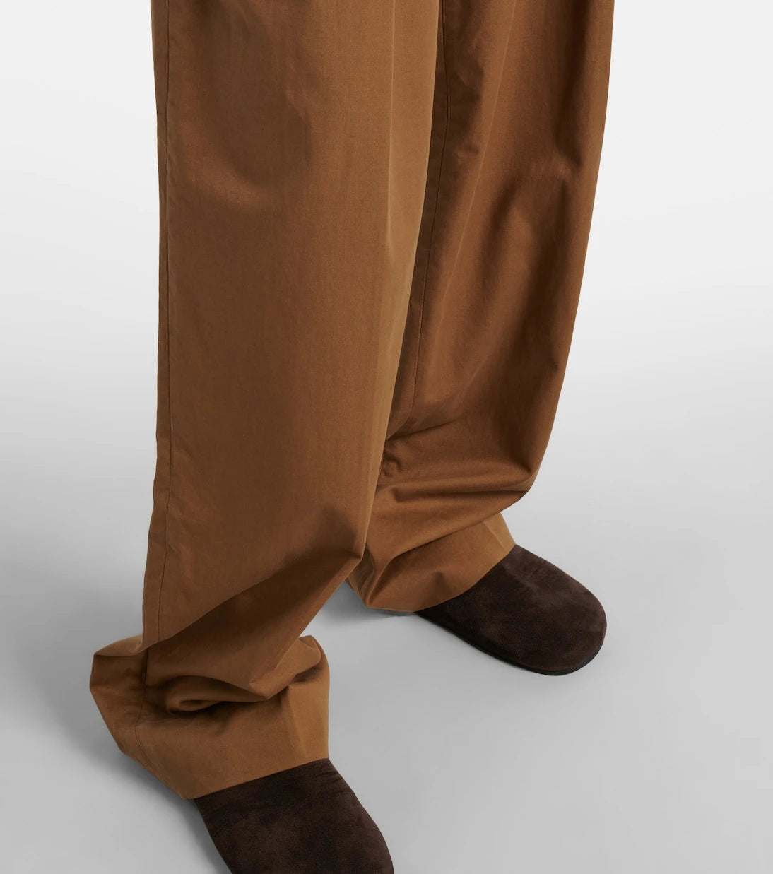 The Row - Igor cotton and cashmere wide-leg pants