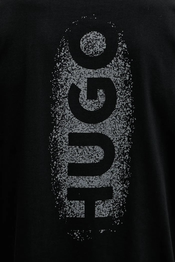 HUGO kısa kollu erkek pamuklu pijama SPRAY T-SHIRT