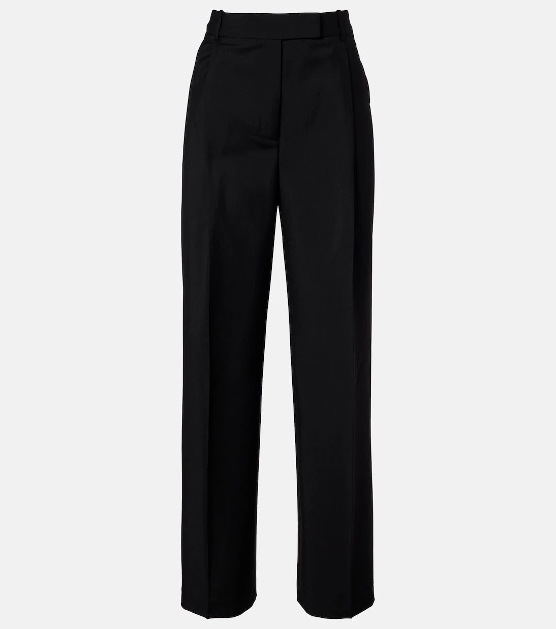 Róhe - Mid-rise wool and mohair wide-leg pants