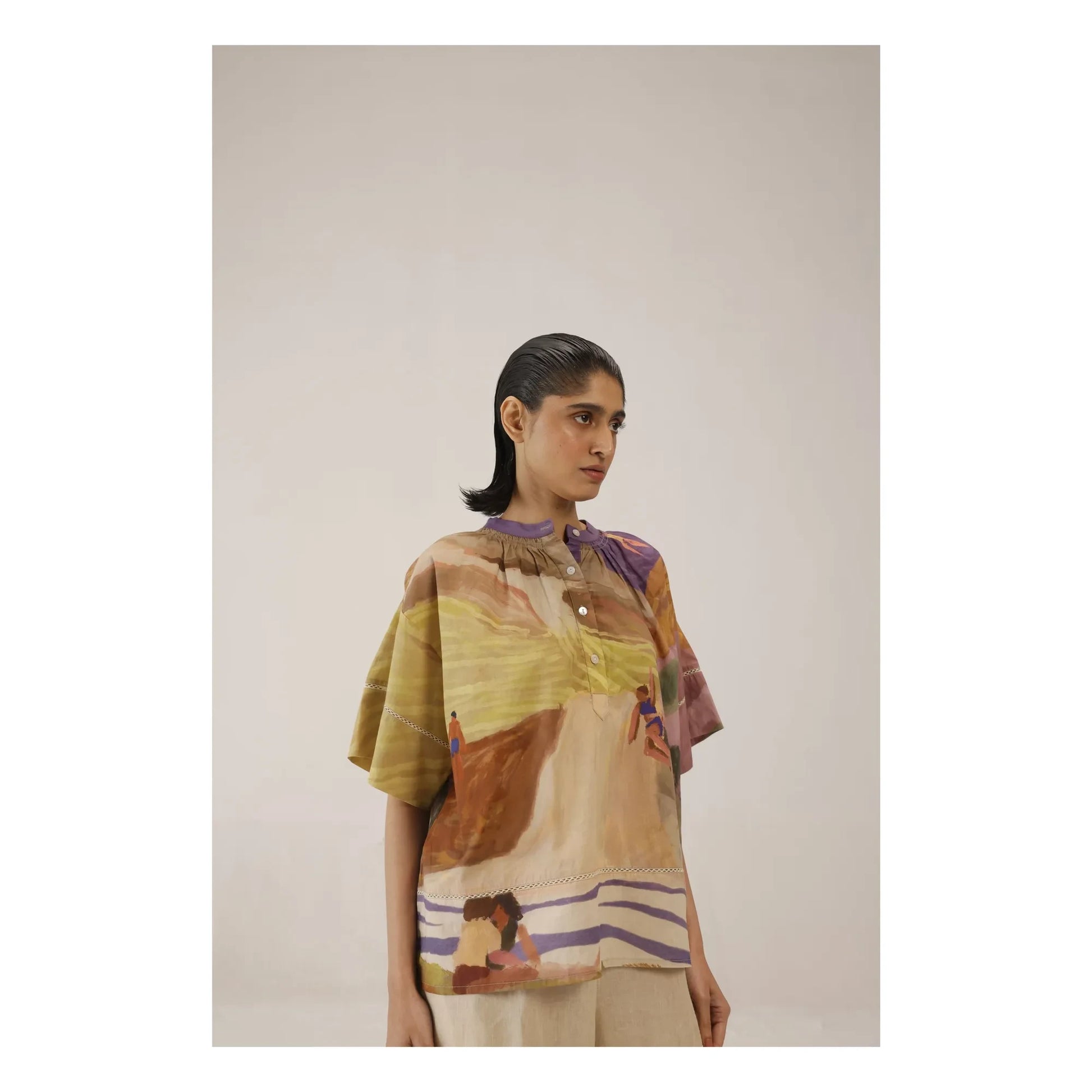 CORD - Chalet blouse | Purple