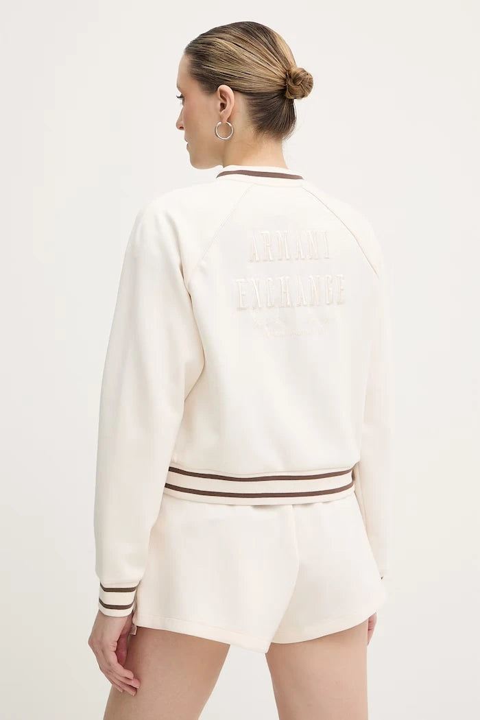 Armani Exchange kadın fermuarlı sweatshirt