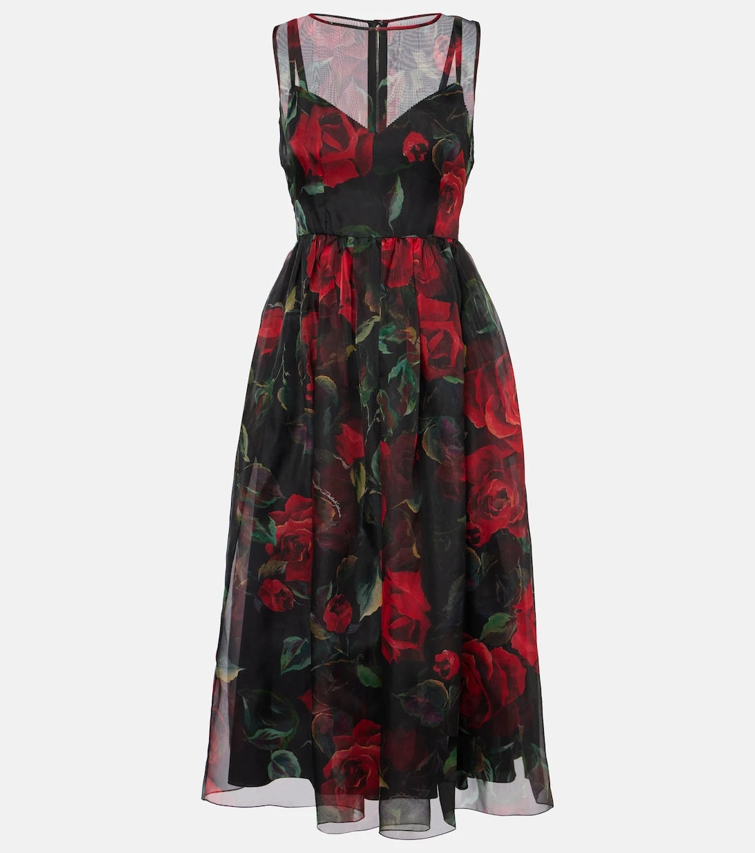 Dolce&Gabbana - Floral silk cocktail dress