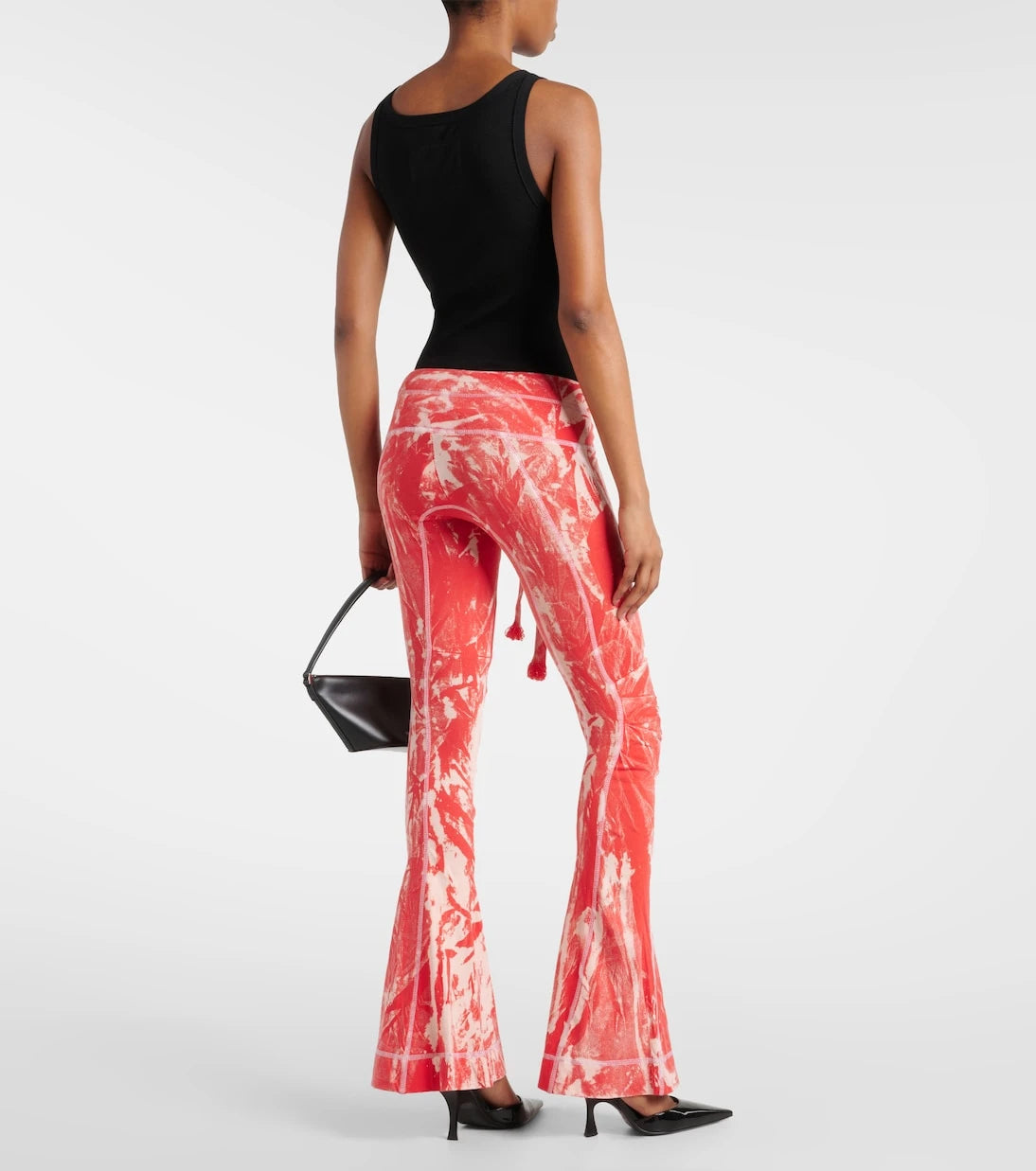 KNWLS - Raze low-rise tie-dye flared pants