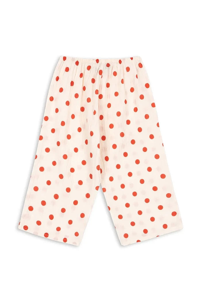 Çocuk pamuklu pantolon Konges Sløjd VIVO PANTS GOTS