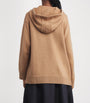 Max Mara Beige Wool-Cashmere Hoodie