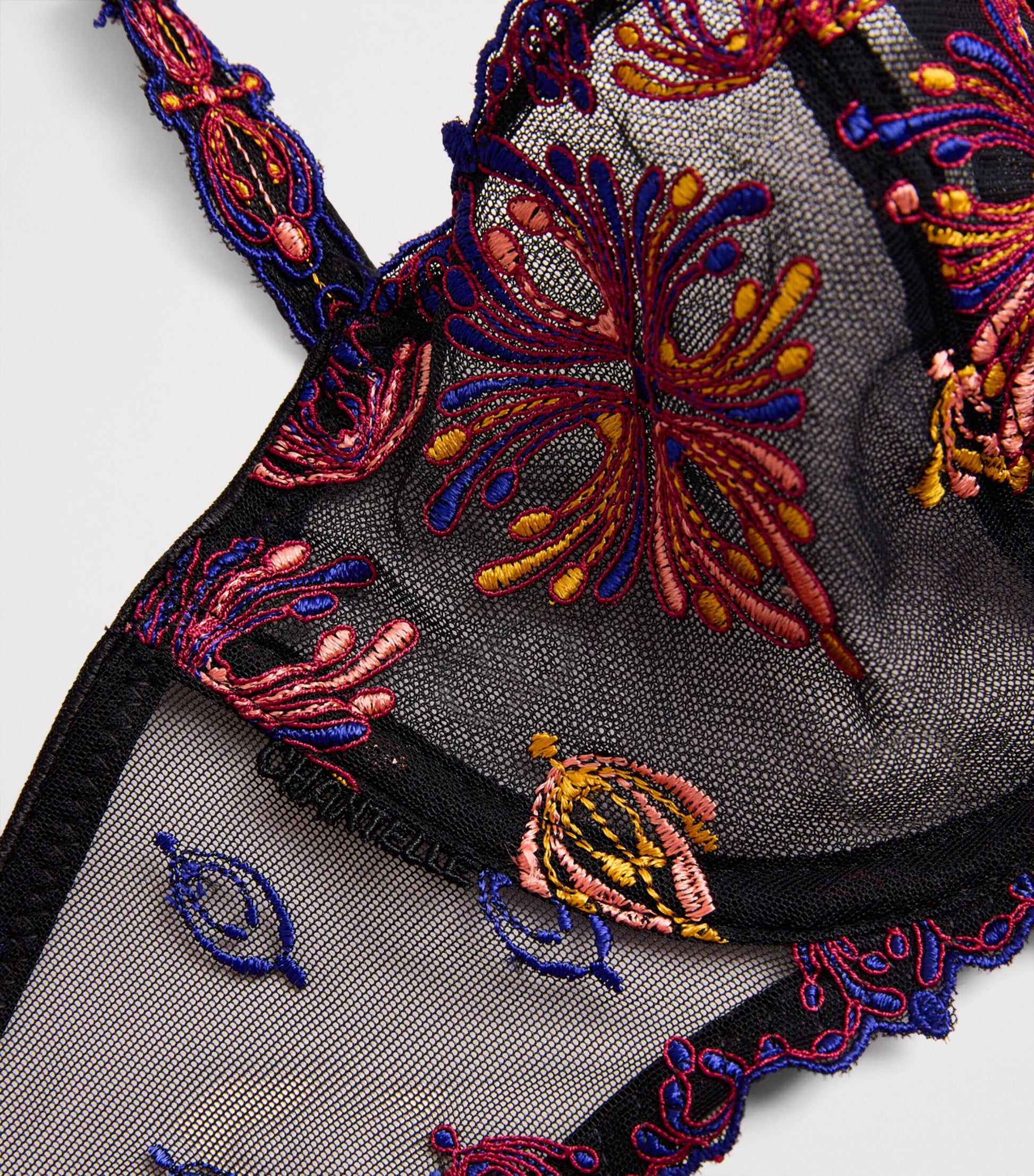 Champs Elysees Balconette Bra B25 BLACK JEWEL