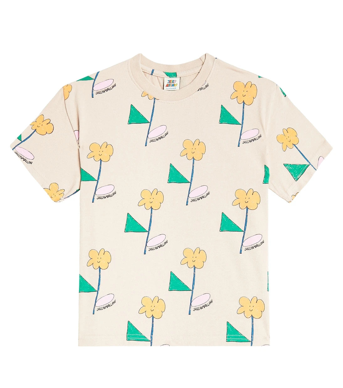 Jellymallow - Flower cotton jersey T-shirt