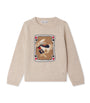 Wool Jacquard Rabbit Sweater (4-8 Years)