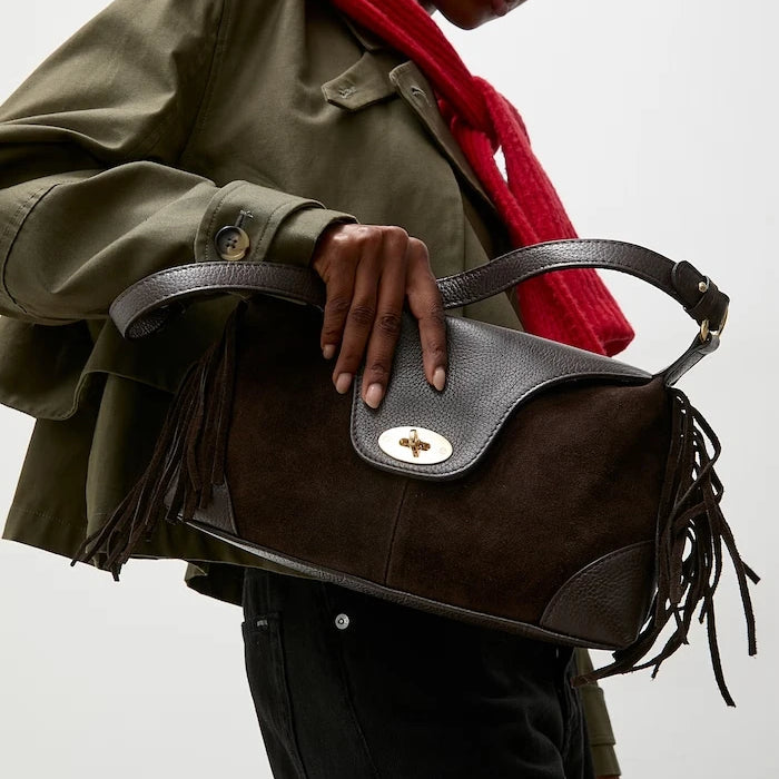 Answear.LAB deri kadın crossbody çanta