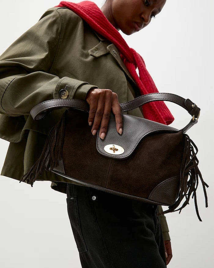 Answear.LAB deri kadın crossbody çanta