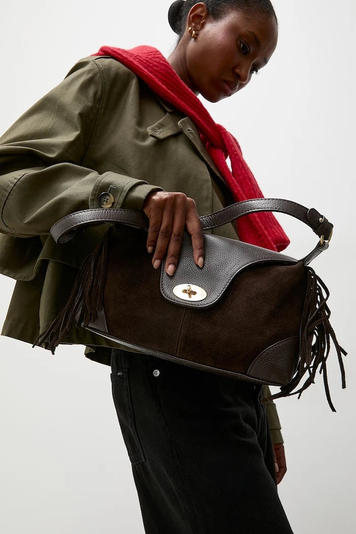 Answear.LAB deri kadın crossbody çanta
