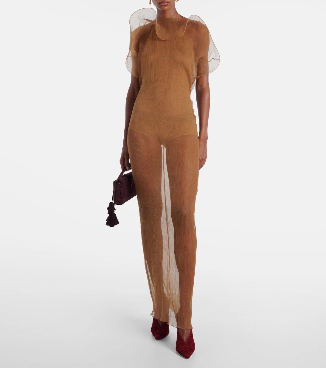 Magda Butrym - Sheer silk organza gown