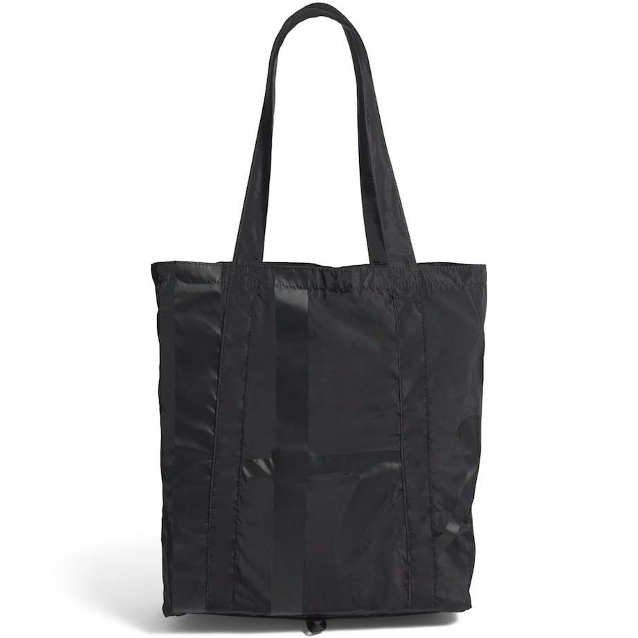 Black Logo Pocket Shopper Bag
