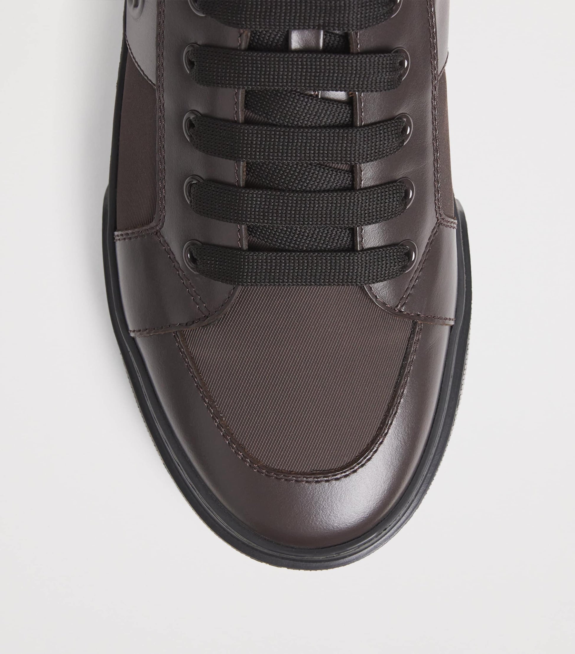 Leather Logo Sneakers