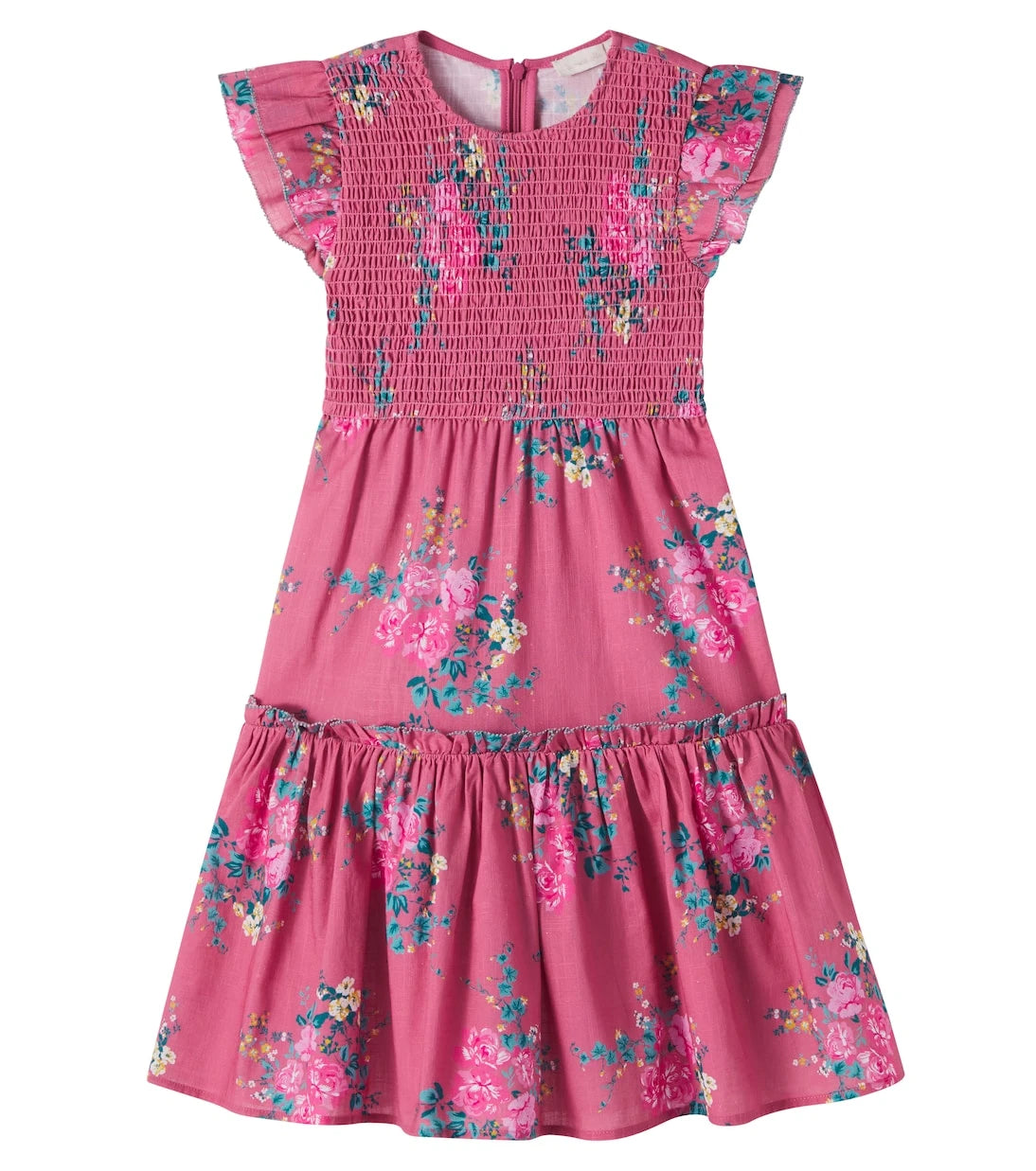 C'era Una Volta - Ester floral shirred cotton dress