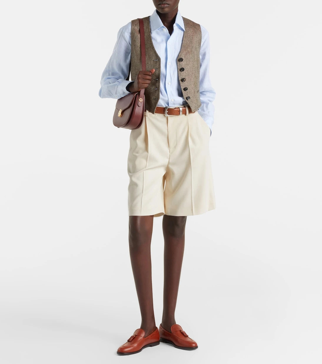 Ralph Lauren Collection - Minetta wool gabardine Bermuda shorts