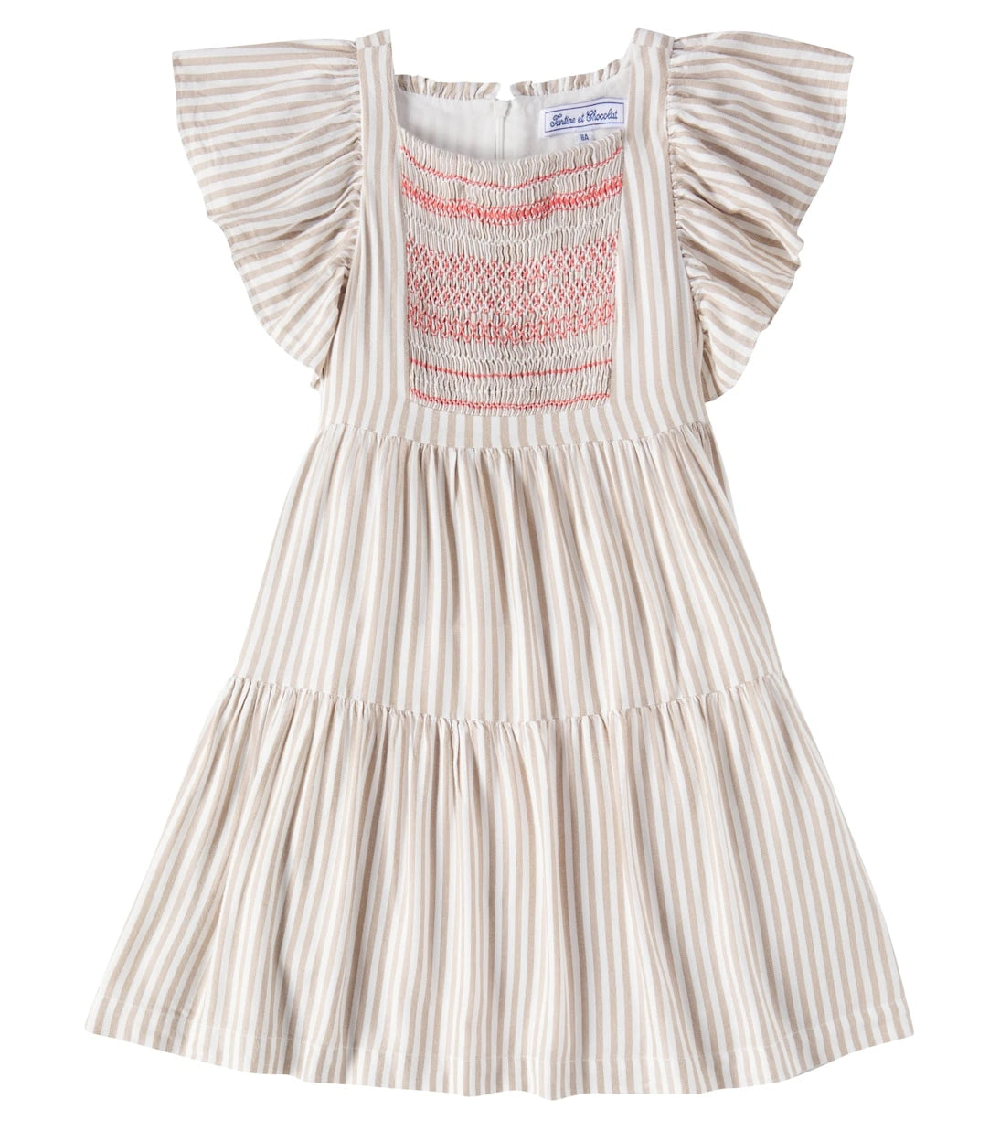 Tartine et Chocolat - Smocked striped dress