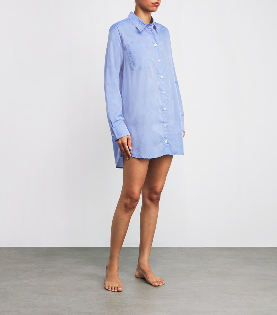 Blue Cotton Nightshirt