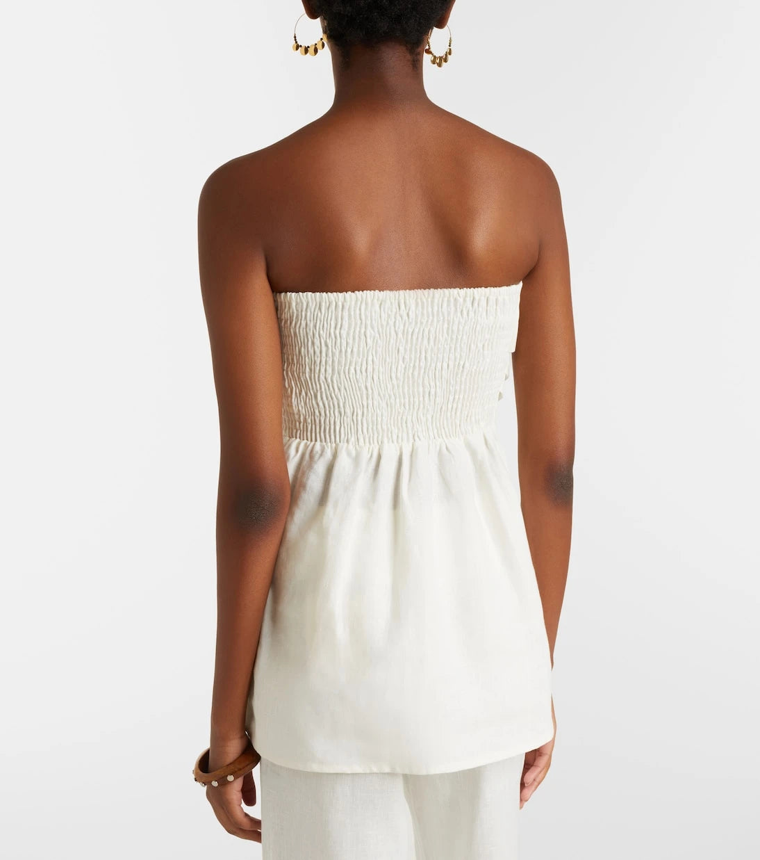 Faithfull - Boe strapless linen top