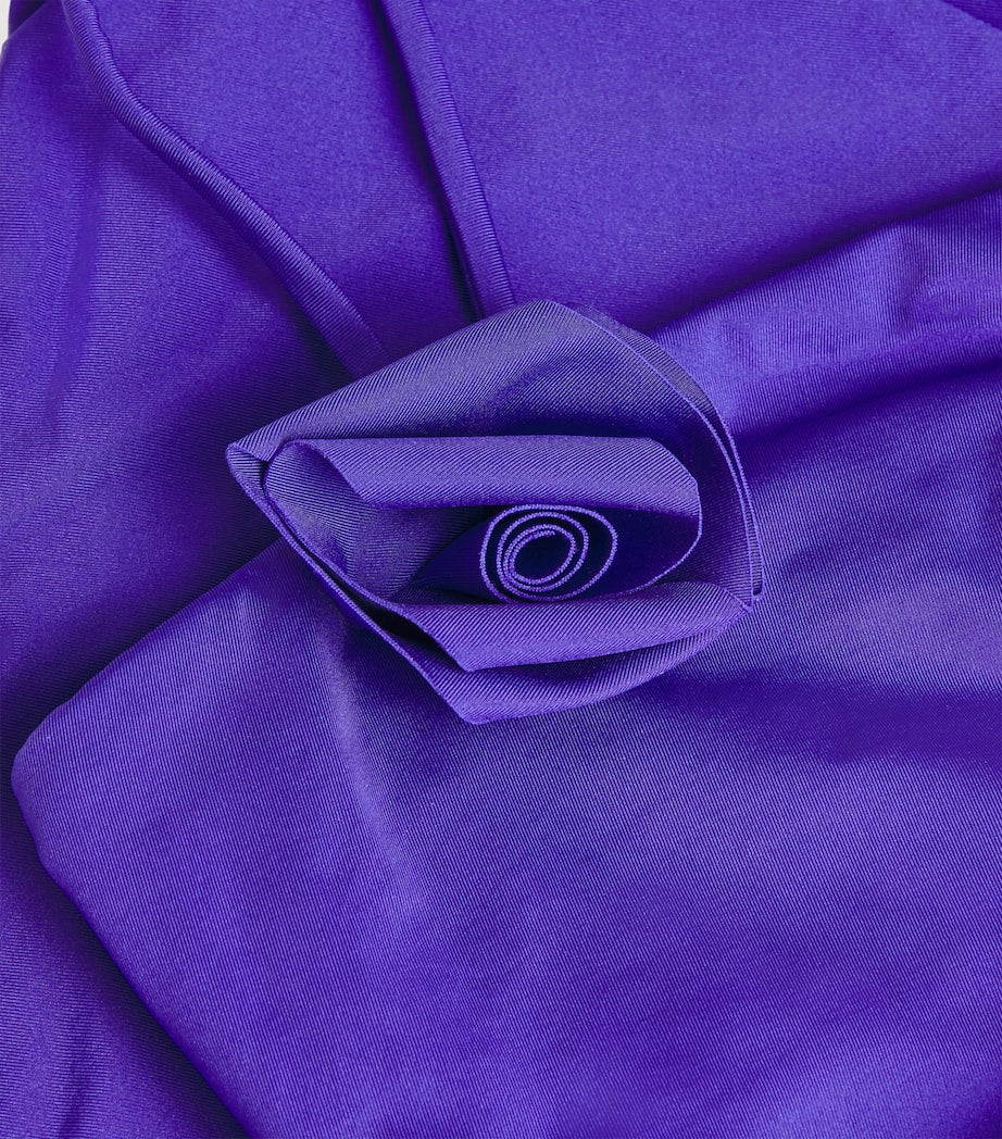 Maygel Coronel Blue Draped Velato Bikini