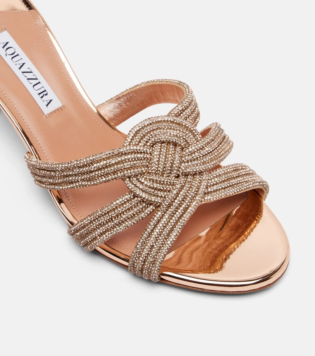 Aquazzura - Felix embellished leather sandals