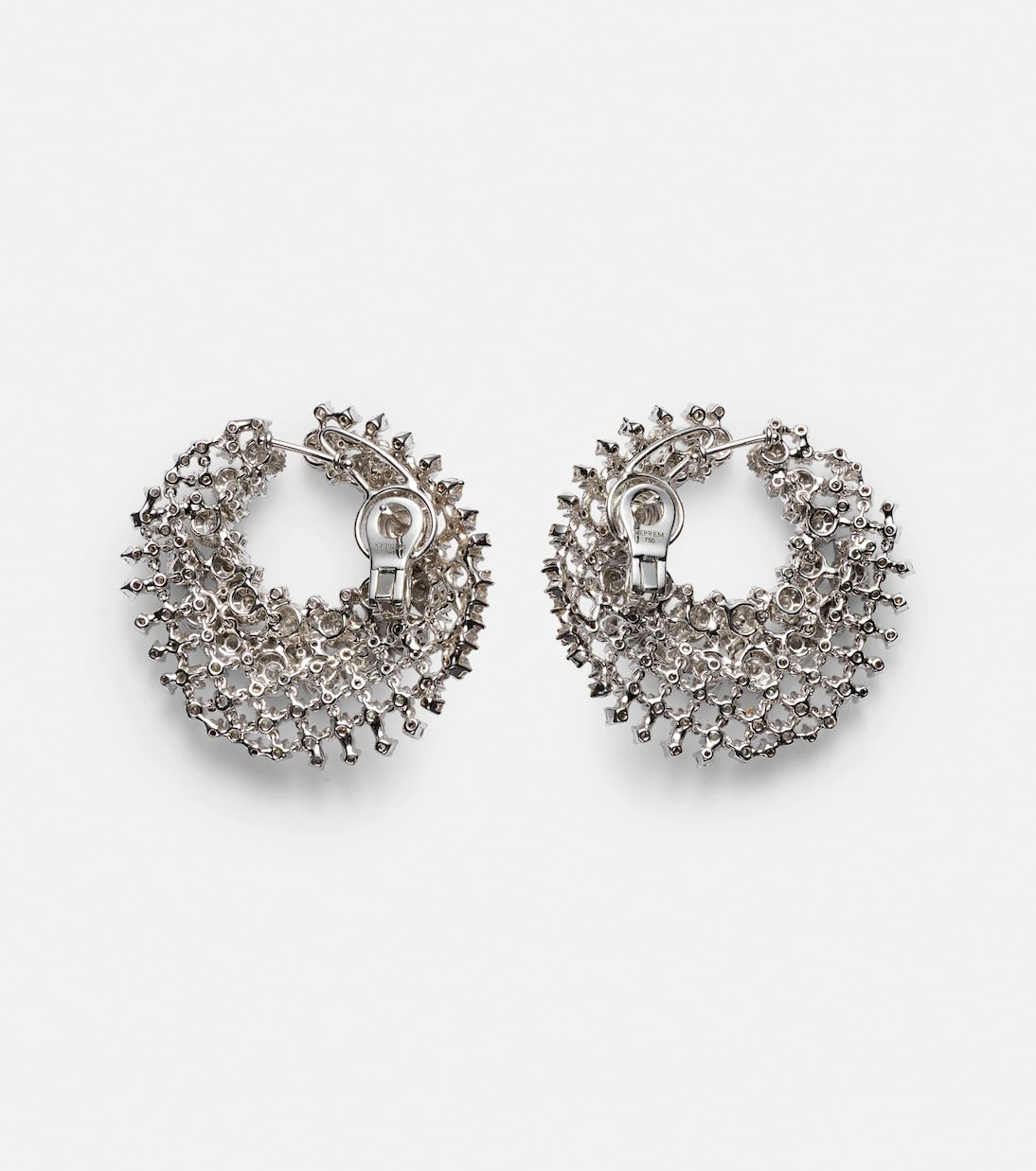 Yeprem - Y-Couture 18kt white gold earrings with diamonds