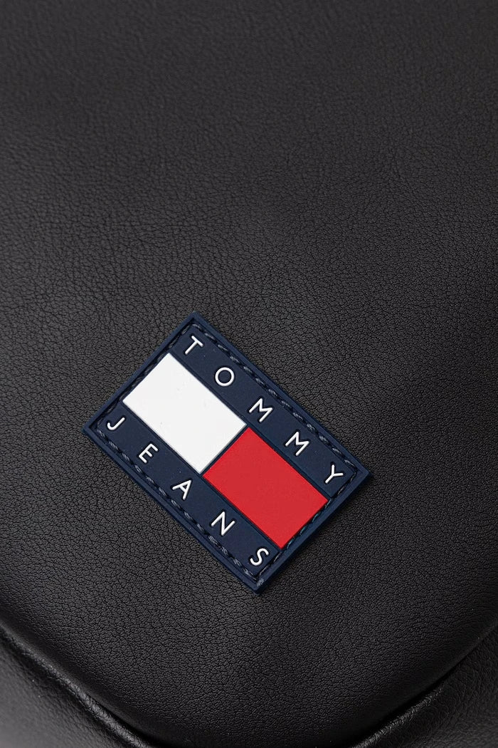 Tommy Jeans erkek suni deri sırt çantası