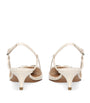 Valentino Garavani Ivory VLOGO Slingback Pumps 40