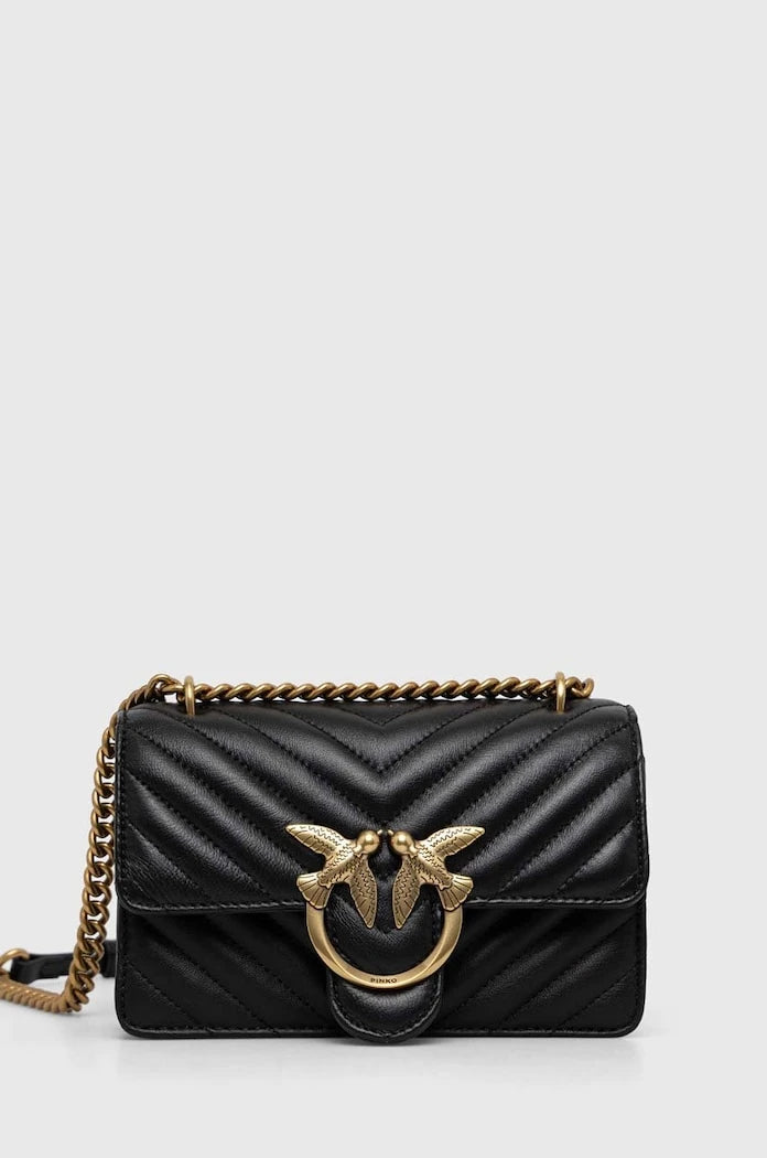 Pinko kadın deri crossbody çanta