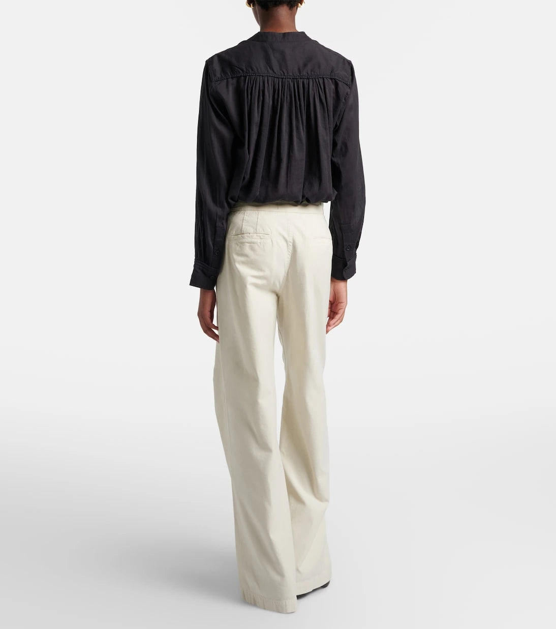 Nili Lotan - Reed cotton wide-leg pants