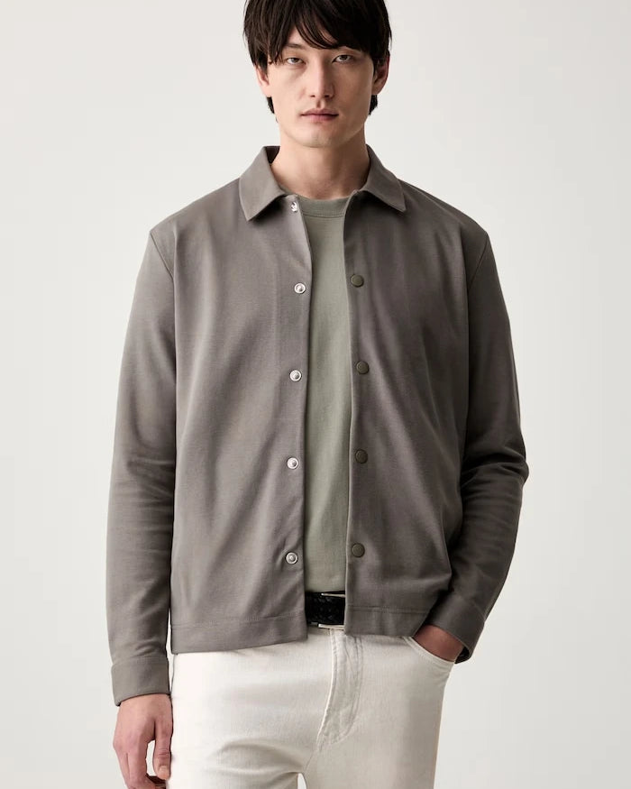 Marc O'Polo pamuklu fermuarlı erkek sweatshirt