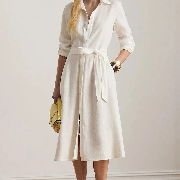 Lauren Ralph Lauren рокля от лен