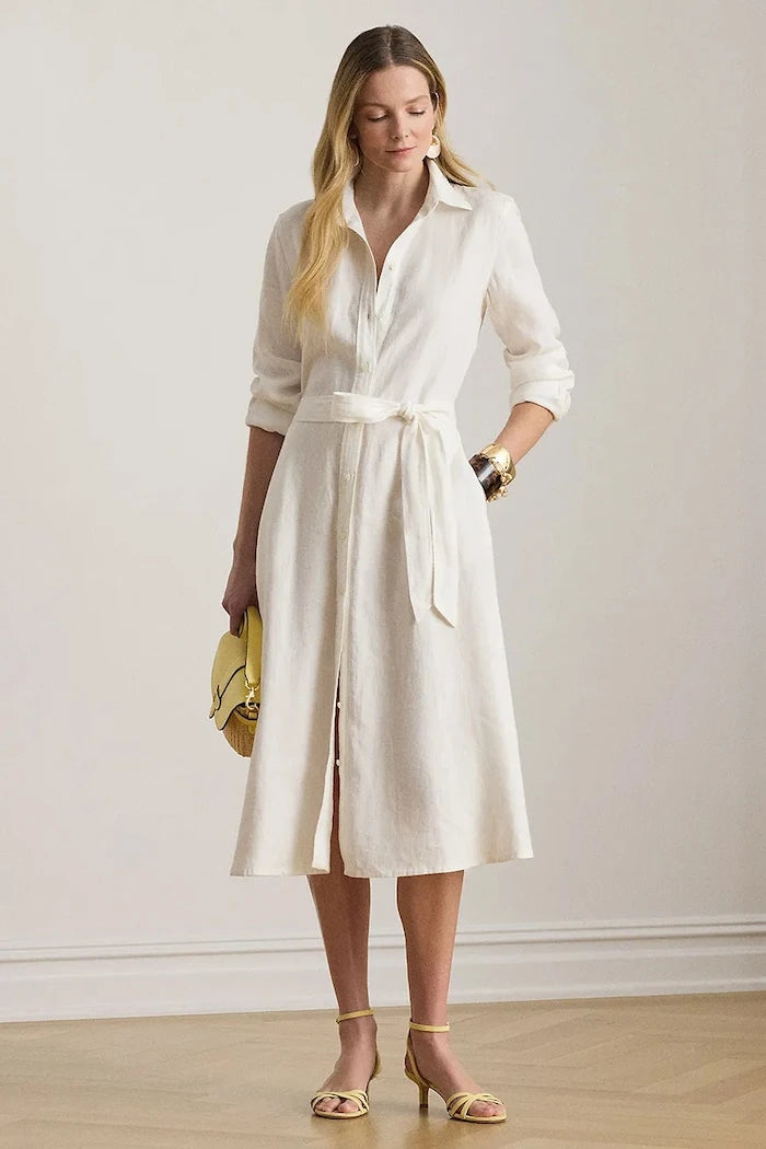 Lauren Ralph Lauren рокля от лен