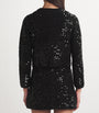 Sequinned Cardigan BLACK