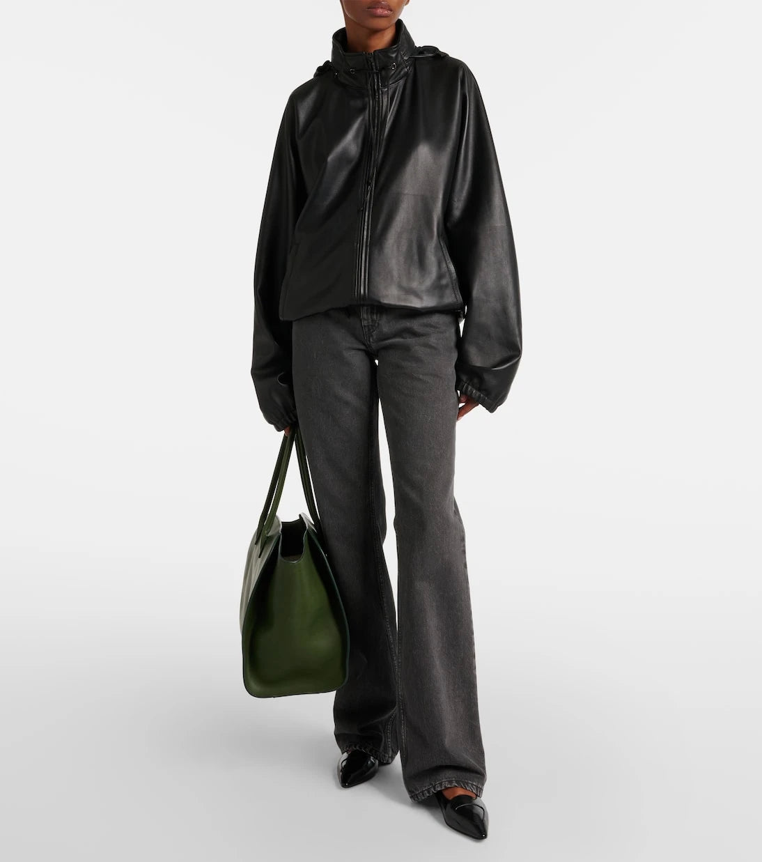 The Row - Viv leather ballet flats