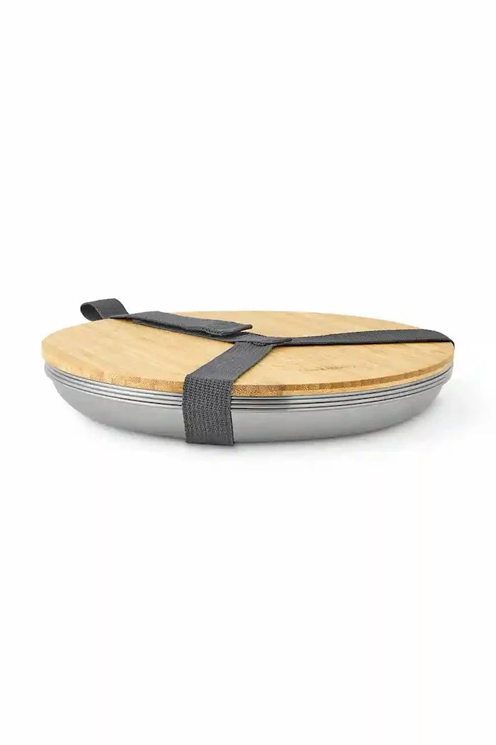 Kapaklı ve Saplı Piknik Tabak Seti Black and Blum 25 cm (4 Parça)