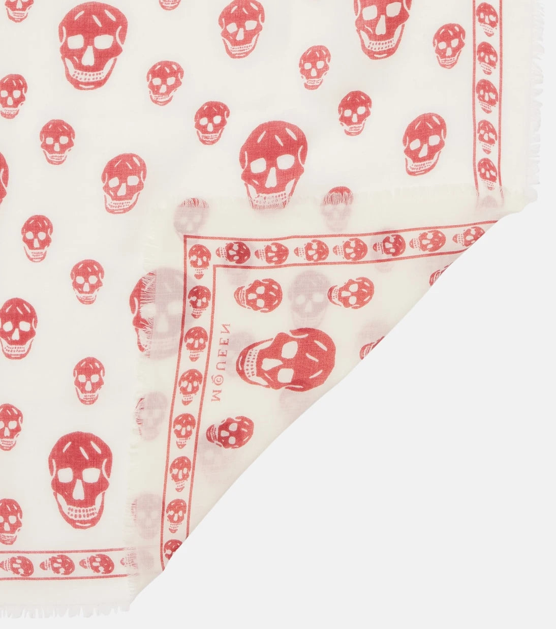 McQueen - Skull wool scarf