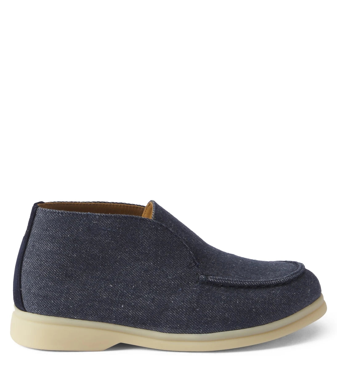 Loro Piana Kids - Open Walk denim ankle boots