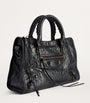 Balenciaga Black Small Leather Le City Top-Handle Bag