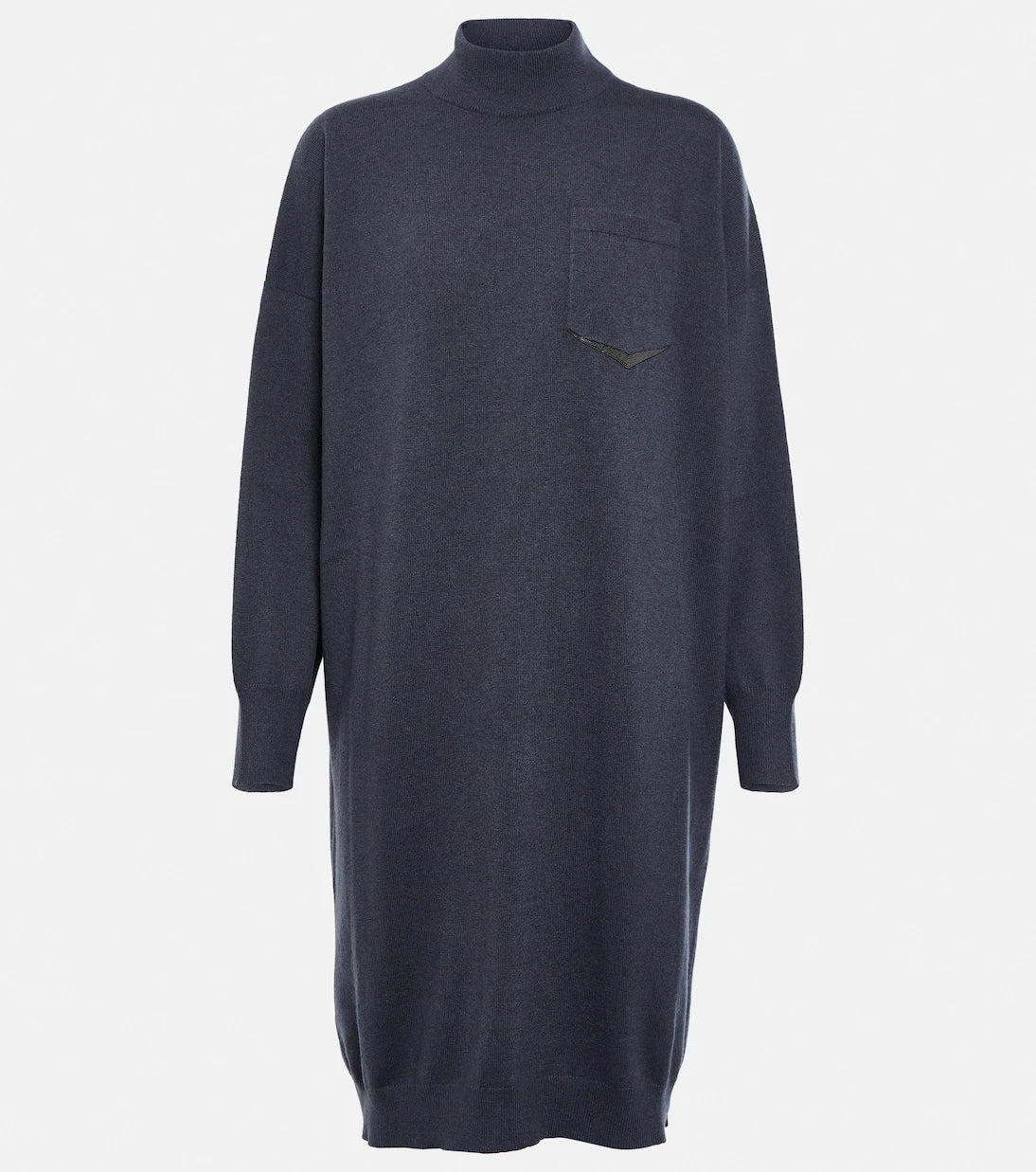 Brunello Cucinelli - Embellished cashmere sweater dress