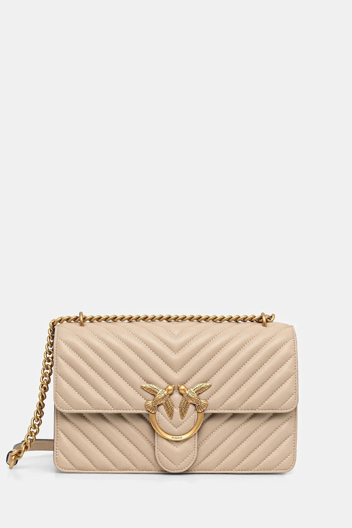 Pinko kadın deri crossbody çanta