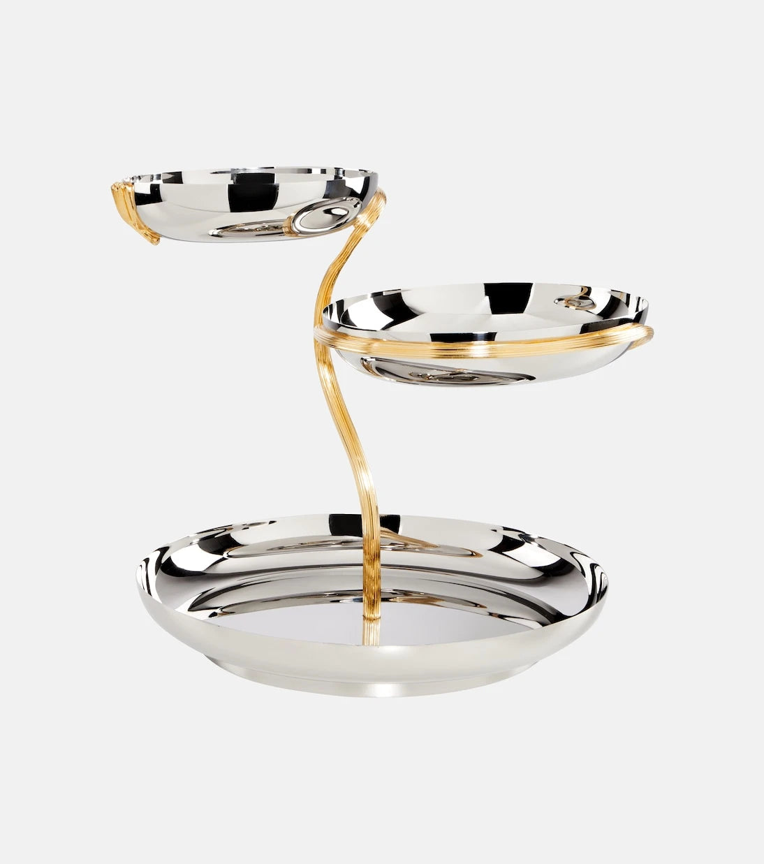 L'Objet - Deco Leaves Large serving stand