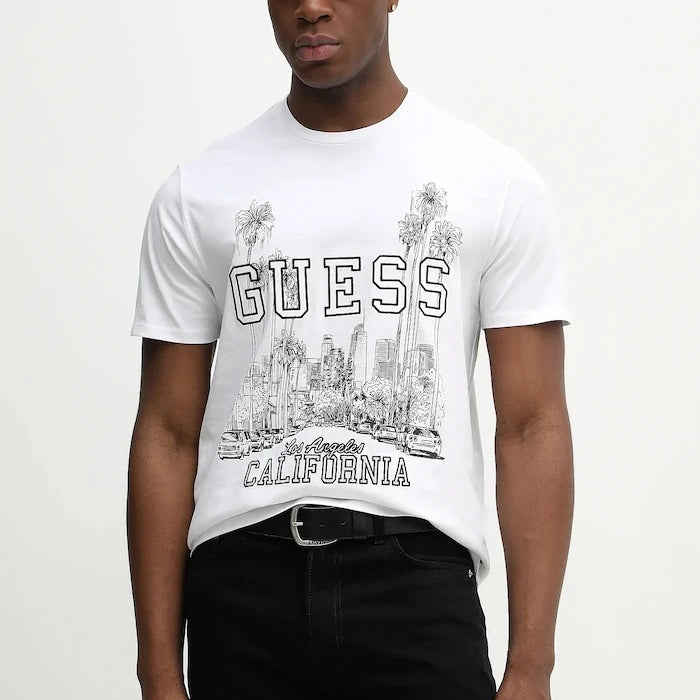 Памучна тениска Guess
